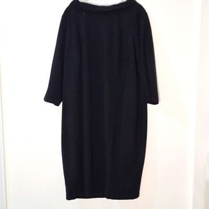 Talbots black midi dress